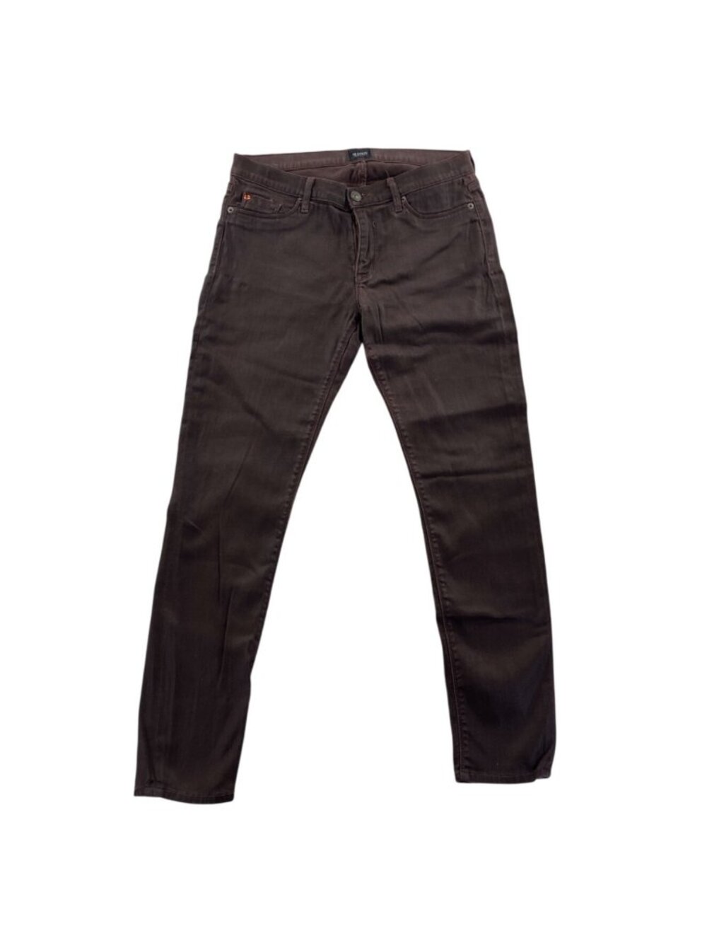 Hudson Womens Skinny Jeans 31 Brown Ankle Low Rise Denim Stretch Casual Classic